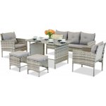 Garden Point polyratanový zahradní Bari 7 s lehké taštičky GAP330 – Sleviste.cz