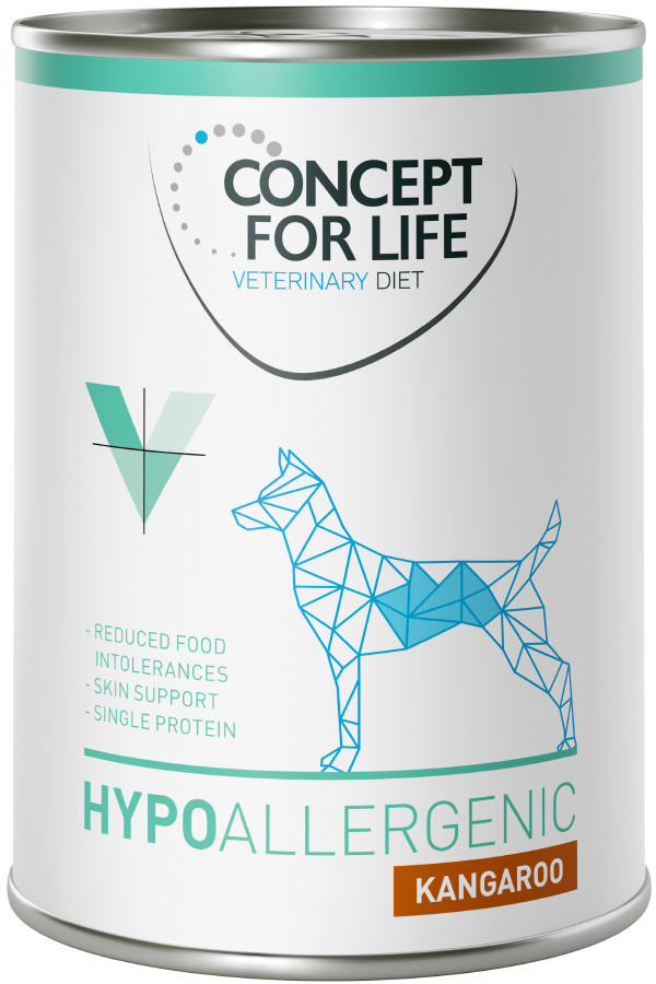 Concept for Life veterinary Diet Hypoallergenic s klokanem 24 x 400 g