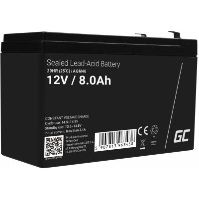 Green Cell 12V 8Ah – Zbozi.Blesk.cz