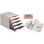 VARICOLOR Box zásuvkový 5 přihrádek šedý – Sleviste.cz