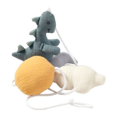 Nordic Coast Company Nástěnná girlanda Muslin Dino Small