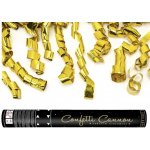Vystřelovací konfety zlaté spirály 40cm – Hledejceny.cz