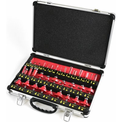 Sada tvarových fréz 8mm SK plátky 35ks + kufr – Zbozi.Blesk.cz