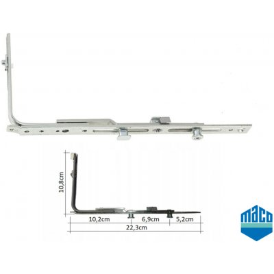 Maco Sklopné rohové vedení Gr. 175 Multi-Trend – Hledejceny.cz