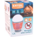 EXTOL LIGHT 43131 lucerna turistická s lapačem komárů, 180lm, USB nabíjení, 3x 1W LED – HobbyKompas.cz