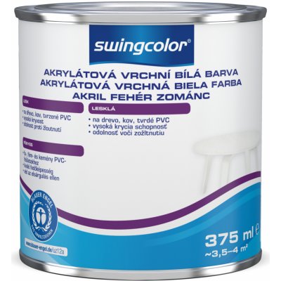 Swingcolor krycí email 0,375 l bílý – Hledejceny.cz