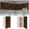 Kuchyňská dolní skříňka zahrada-XL Závěsná skříňka kouřový dub 29,5 x 31 x 60 cm kompozitní dřevo