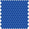 Hisbalit mozaika modrá 320C SATINATO hexagony 2,3x2,6 (33,33x33,33) cm 1m²