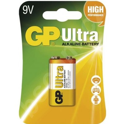 GP Ultra Alkaline 9V 1ks 1014511000 – Zboží Mobilmania