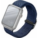 Uniq Aspen Braided řemínek pro Apple Watch 44/42mm modrý UNIQ-44MM-ASPOBLU – Zboží Živě