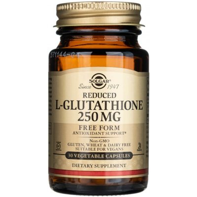 Solgar Redukovaný L-glutathion 250 mg 30 veg. kapslí – Hledejceny.cz