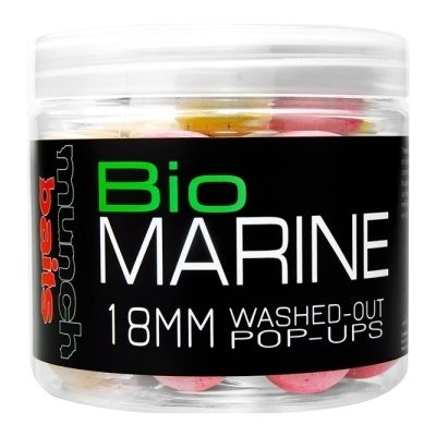 MUNCH BAITS Plovoucí boilies Bio Marine Washed Out 200ml 18mm – Zboží Mobilmania