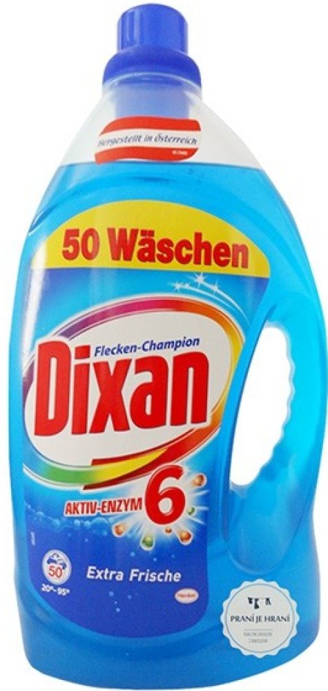 Dixan Aktiv-Enzym 6 Flecken-Champion prací gel 50 PD | Srovnanicen.cz
