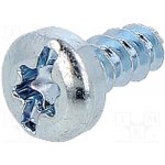 BOSSARD 8278083 Vrut; pro plasty; 2,5x10; Hlava: válcová; plochá,Torx®; TX08,0,8mm – Hledejceny.cz