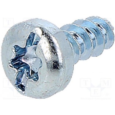 BOSSARD 8278083 Vrut; pro plasty; 2,5x10; Hlava: válcová; plochá,Torx®; TX08,0,8mm – Hledejceny.cz