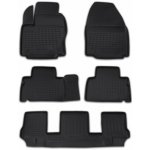 Koberce gumové Novline Ford Galaxy 2006-2015 7 míst oválná fixace
