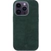 Pouzdro a kryt na mobilní telefon Apple Pouzdro COVEREON ALCANTARA s podporou MagSafe - iPhone 14 Plus - zelené