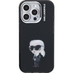 Karl Lagerfeld IML Aquarelle Karl kryt pro iPhone 16 Pro Max - černý 57983125076 – Zboží Mobilmania