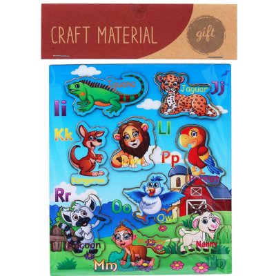 Wiky kreativita Kreativní set dřevěná vkládačka ZOO leguán – Hledejceny.cz
