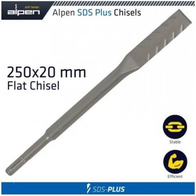 ALPEN sekáč plochý 20x250 DEMOLISHER SDS PLUS 987002521 – Zboží Mobilmania