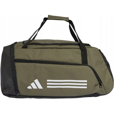 adidas TR DUFFLE M OLISTR/WHITE Zelená 50L – Zboží Dáma
