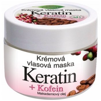 BC Bione Cosmetics krémová vlasová maska Keratin Kofein 260 ml