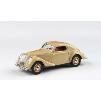 Abrex škoda Popular Sport Monte Carlo 1937 časopis s modelem Béžová 1:43