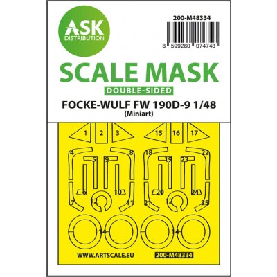 MINIART Art Scale Fw 190D double sided express fit mask for 1:48 – Hledejceny.cz