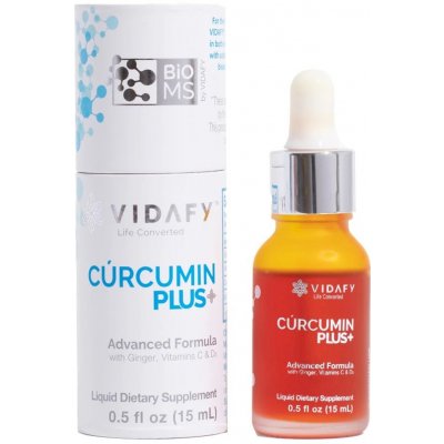 Vidafy CURCUMIN PLUS s BioMS 15 ml – Hledejceny.cz
