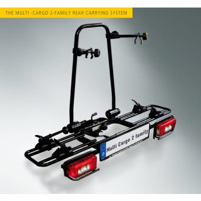 MFT 8444/BL Portabici Posteriore Cargo2 Family – Ampliamento Set Per 4 Bici, Montaggio Senza Utensili