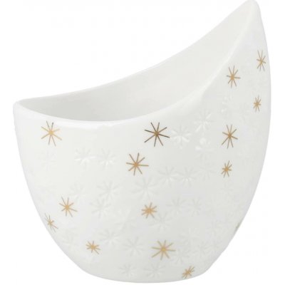 räder Porcelánový svícen Stars, bílá barva, porcelán