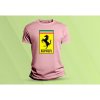 Dětské tričko Sandratex dětské bavlněné tričko Ferrari., růžová