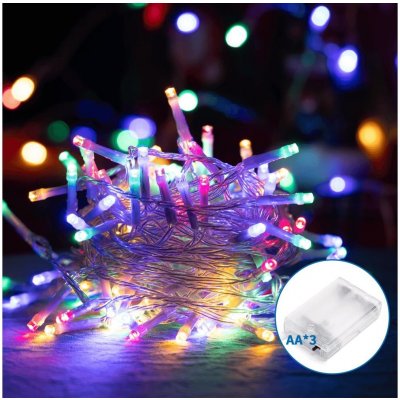 Aigostar B.V. Aigostar - LED řetěz 50xLED/3xAA 5,3m multicolor B10303KR9 – Hledejceny.cz