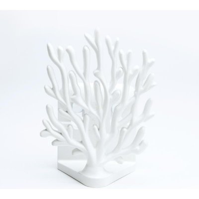 Qualy Design Držák na houbu Coral 10335WH, bílý – Zboží Mobilmania