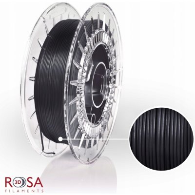Rosa 3d TPU 1,75 mm 500 g černý – Zboží Živě