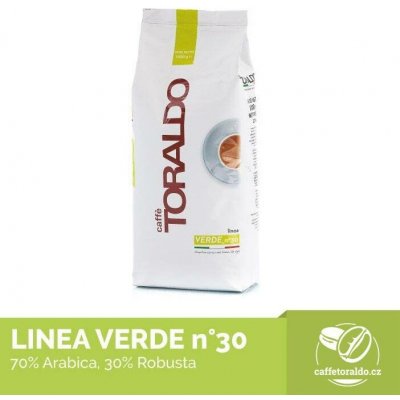 Caffé Toraldo Miscela Bar Verde N°30 zrnková 1 kg – Hledejceny.cz