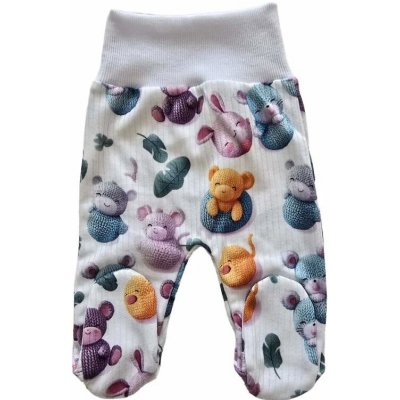 Kojenecké polodupačky Pletánci bílá – Zboží Dáma