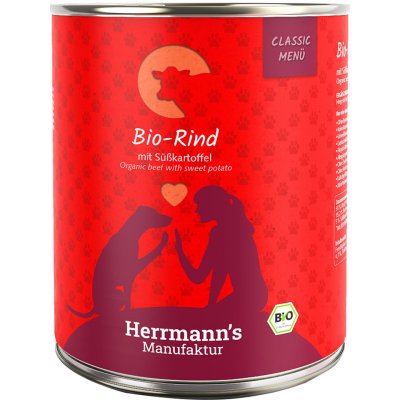 Herrmann's Menu Classic bio hovězí s bio batáty 24 x 0,8 kg – Zboží Mobilmania