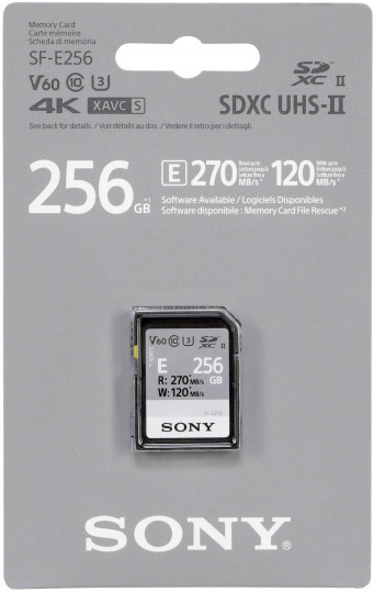 Sony SDXC 256 GB SF-E SFE256