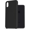 Pouzdro a kryt na mobilní telefon Apple Pouzdro AlzaGuard Premium Liquid Silicone Case iPhone X/Xs černé