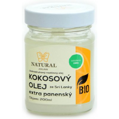 Natural Olej kokosový extra panenský 0,2 l – Zboží Mobilmania