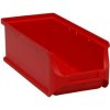Úložný box Allit Plastový box PP 7,5 x 10,2 x 21,5 cm červený