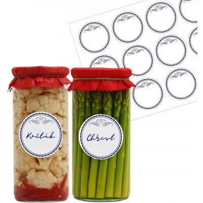 12 ks Dekorační samolepky kruh 40mm – Sleviste.cz