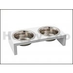 Karlie-Flamingo dvojMiska se stojánkem Kobushi S 2 x 220 ml 30 x 15 x 7 cm – Zboží Dáma