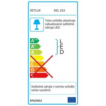 RXL 233 řet.Pr. 150LED 15+5m WW TM RELUX