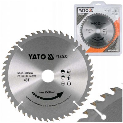 YATO Kotouč na dřevo 216 x 30 mm 48z – Sleviste.cz