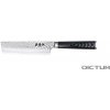 Kuchyňský nůž Dictum Japonský nůž Tanganryu Hocho Linen Micarta Usuba Vegetable Knife 160 mm