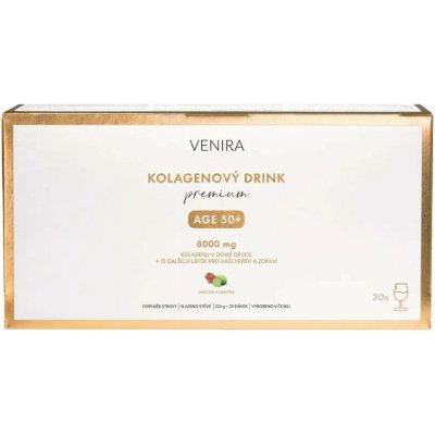 Venira Premium Kolagenový drink 50+ jahoda-limetka 30 sáčků – Hledejceny.cz