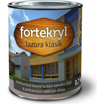 Fortekryl Lazura Klasik 0,7 kg bezbarvá – Zboží Mobilmania