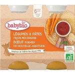 Babybio Zelenina s těstovinami na boloňský způsob s hovězím masem 2 x 200 g – Sleviste.cz